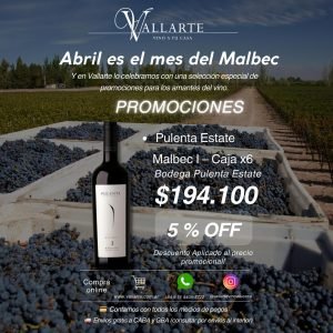 Pulenta Estate Malbec – Caja x6