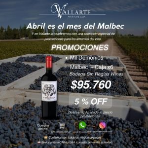 Promo Mil Demonios Malbec – Caja x6