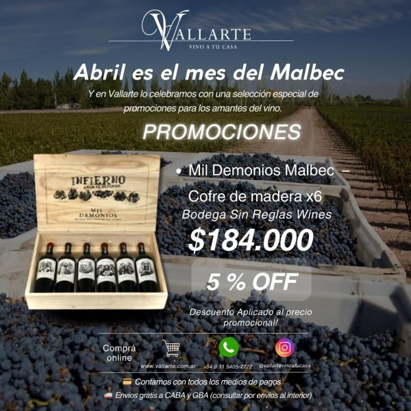 Promo Infierno Mil Demonios – Cofre de madera x6