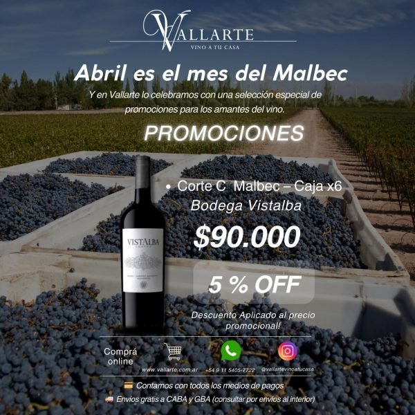 Promo Corte C – Bodega Vistalba – Caja x6