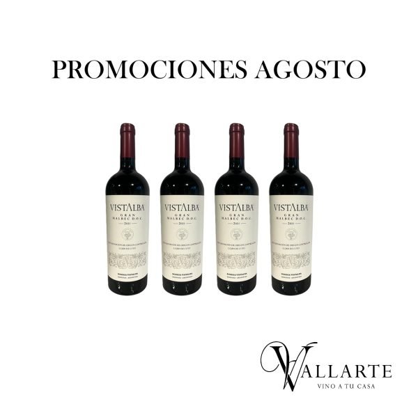 Vistalba Gran Malbec D.O.C x 4 botellas